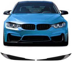 Φρυδάκια Μπροστινών Φαναριών Για Bmw 4 F32 / F33 / F36 2013-2021 Βαμμένα Μάυρο Γυαλιστερό Χρώμα 2 Τεμάχια Φρυδάκια Μπροστινών Φαναριών Για Bmw 4 F32 / F33 / F36 2013-2021 Βαμμένα Μάυρο Γυαλιστερό Χρώμα 2 Τεμάχια