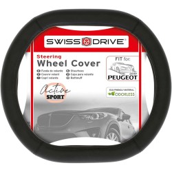 Κάλυμμα Τιμονιού Αυτοκινήτου Ασύμμετρο Double D Swiss Drive Δερματίνη Λείο Μαύρο Κατάλληλο για Μοντέλα Peugeot 2019+ Κάλυμμα Τιμονιού Αυτοκινήτου Ασύμμετρο Double D Swiss Drive Δερματίνη Λείο Μαύρο Κατάλληλο για Μοντέλα Peugeot 2019+