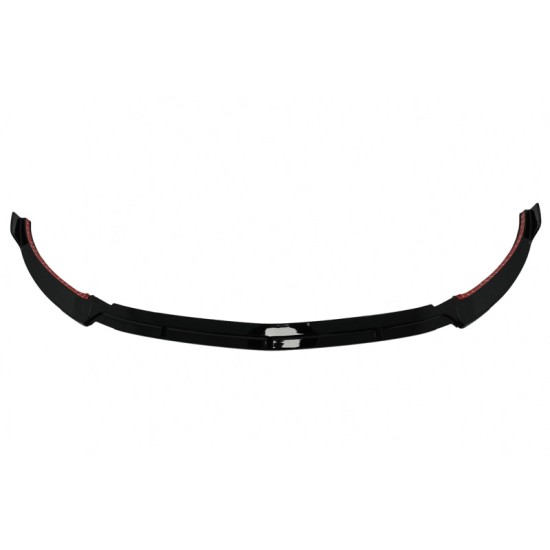 Μπροστινό Spoiler Για Mercedes-Benz E-Class W213 S213 C238 A238 Facelift (2020-Up) Amg Line Μαύρο Γυαλιστερό 3 Τεμάχια