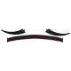Μπροστινό Spoiler Για Mercedes-Benz E-Class W213 S213 C238 A238 Facelift (2020-Up) Amg Line Μαύρο Γυαλιστερό 3 Τεμάχια