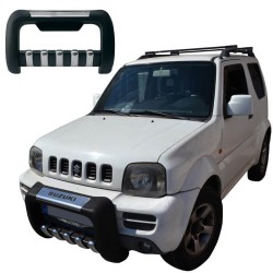 Bull Bar Bumper Guard Εμπρός Προφυλακτήρα Για Suzuki Jimny 2004-2019 Μαύρο Με Δόντια Inox Bull Bar Bumper Guard Εμπρός Προφυλακτήρα Για Suzuki Jimny 2004-2019 Μαύρο Με Δόντια Inox