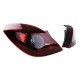 Πισινά Φανάρια Set Για Opel Corsa D 3D 06-14 OPC Look Κόκκινο/Φιμέ TYC