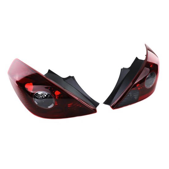Πισινά Φανάρια Set Για Opel Corsa D 3D 06-14 OPC Look Κόκκινο/Φιμέ TYC