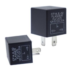 Ρελέ Αυτοκινήτου Flasher Για Led 12 Volt (Negative Connection) 0.02A-20A  CF14 JL-02  1 Τεμάχιο