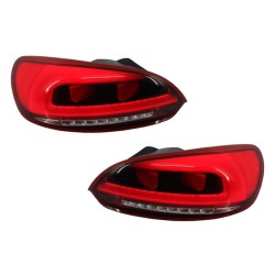 Πισινά Φανάρια Set Για Vw Scirocco 08-04.14 Led Bar Κόκκινο/Φιμέ Sonar
