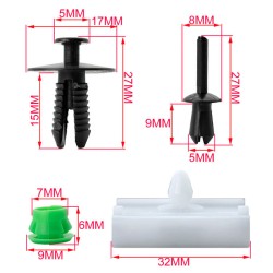 Κλίπ Κουμπώματα Πλαστικά Φτερού Για Bmw Ε36 Ε39 Ε46 Ε90 Ε91 Σετ 40 Τεμάχια Κλίπ Κουμπώματα Πλαστικά Φτερού Για Bmw Ε36 Ε39 Ε46 Ε90 Ε91 Σετ 40 Τεμάχια