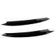 Φρυδάκια Μπροστινών Φαναριών Για VW Golf 7 12-21 Evil Eye Μαύρο Γυαλιστερό 2 Τεμάχια