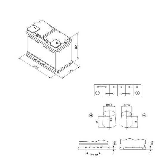 Μπαταρία Αυτοκινήτου 70Ah Δεξιά Bosch 760Α (ΕΝ) Start Stop AGM S5A08