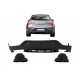 Diffuser Πίσω Προφυλακτήρα Για Mercedes-Benz GLC Coupe C253 2015-2019 GLC63 Amg Look Για Amg Sport Line Προφυλακτήρες Σετ Με Μαύρες Μπούκες