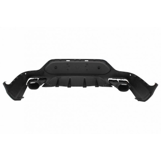 Diffuser Πίσω Προφυλακτήρα Για Mercedes-Benz GLC Coupe C253 2015-2019 GLC63 Amg Look Για Amg Sport Line Προφυλακτήρες Σετ Με Μαύρες Μπούκες