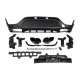 Diffuser Πίσω Προφυλακτήρα Για Mercedes-Benz GLC Coupe C253 2015-2019 GLC63 Amg Look Για Amg Sport Line Προφυλακτήρες Σετ Με Μαύρες Μπούκες
