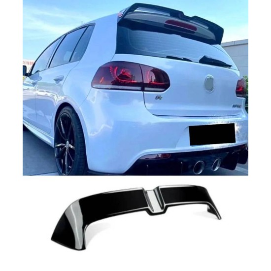Αεροτομή Οροφής Για Vw Golf VI (6) 08-13 "Oettinger Look" Απλή Έκδοση Μαύρο Γυαλιστερό