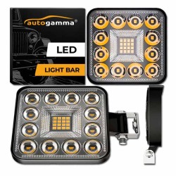 Προβολέας Εργασίας Τετράγωνος Mini 28 LED 9-40 Volt 90W 9000lm 6000k LΕDΒΑR-004 1 Τεμάχιο