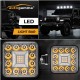 Προβολέας Εργασίας Τετράγωνος Mini 28 LED 9-40 Volt 90W 9000lm 6000k LΕDΒΑR-004 1 Τεμάχιο