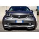 Μπροστινό Spoiler Για Smart Fortwo 453 14-19 Brabus Look Από Abs Πλαστικό