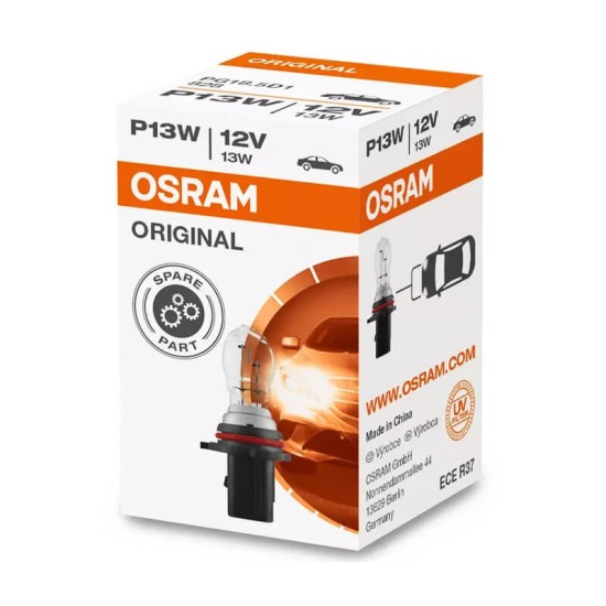 Λάμπα Αλογόνου P13W PG18.5D-1 12volt 13watt Osram Original 828 1 Τεμάχιο