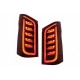 Πισινά Φανάρια Set Για Mercedes-Benz Vito W447 14+ Maybach Look Full Led Bar & Led Signal Dynamic Κόκκινο/Crystal Carner