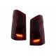 Πισινά Φανάρια Set Για Mercedes-Benz Vito W447 14+ Maybach Look Full Led Bar & Led Signal Dynamic Κόκκινο/Crystal Carner