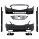 Body Kit Για Mercedes-Benz C-Class W205 14-20 Sedan Amg C63s Facelift Look Με Μάσκα & Μπούκες
