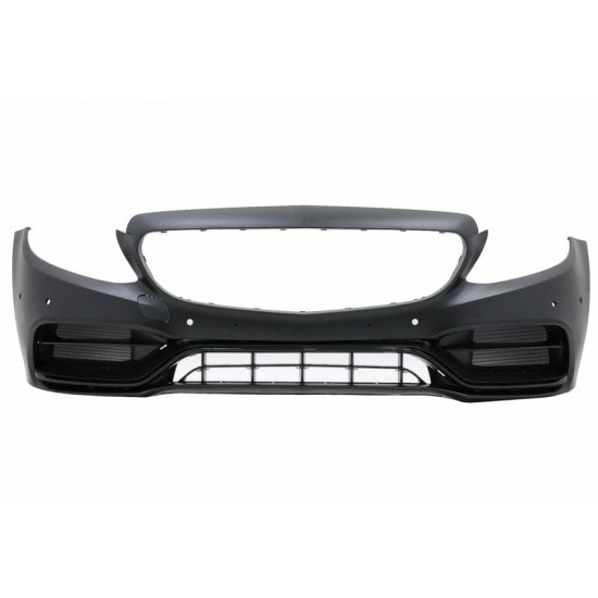 Body Kit Για Mercedes-Benz C-Class W205 14-20 Sedan Amg C63s Facelift Look Με Μάσκα & Μπούκες
