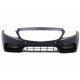 Body Kit Για Mercedes-Benz C-Class W205 14-20 Sedan Amg C63s Facelift Look Με Μάσκα & Μπούκες