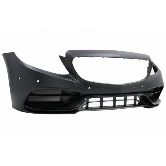 Body Kit Για Mercedes-Benz C-Class W205 14-20 Sedan Amg C63s Facelift Look Με Μάσκα & Μπούκες