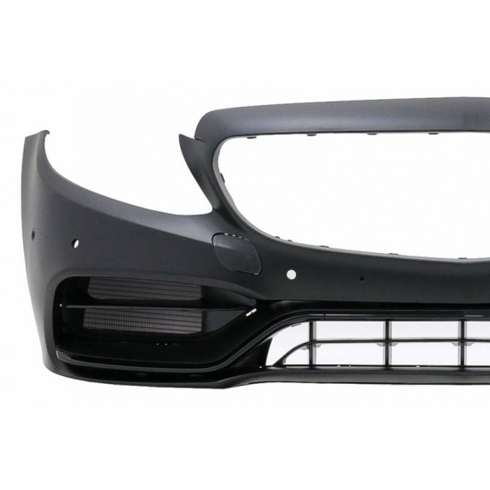 Body Kit Για Mercedes-Benz C-Class W205 14-20 Sedan Amg C63s Facelift Look Με Μάσκα & Μπούκες