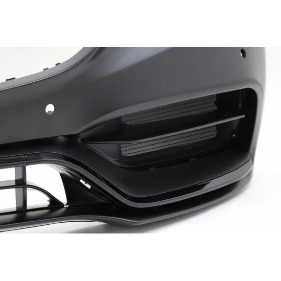 Body Kit Για Mercedes-Benz C-Class W205 14-20 Sedan Amg C63s Facelift Look Με Μάσκα & Μπούκες