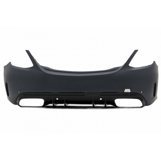 Body Kit Για Mercedes-Benz C-Class W205 14-20 Sedan Amg C63s Facelift Look Με Μάσκα & Μπούκες