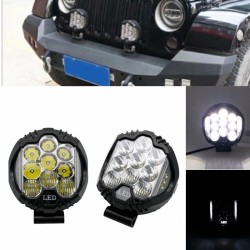 Προβολέας Εργασίας 15Led Στρόγγυλος Με Λειτουργία Φλας 10-80V 6000K 1 Τεμάχιο Προβολέας Εργασίας 15Led Στρόγγυλος Με Λειτουργία Φλας 10-80V 6000K 1 Τεμάχιο