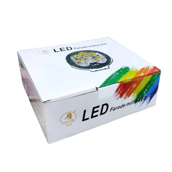 Προβολέας Εργασίας 15Led Στρόγγυλος Με Λειτουργία Φλας 10-80V 6000K 1 Τεμάχιο