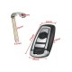Κέλυφος Κλειδιού Για Bmw Σειρά 1 F20 F21 / 3 F30 F31 / 4 F32 F33 F36 / 5 F10 F11 / 6 F06 F12 F13 / 7 F01 F02 F03 F04 / X3 F25 / X4 F26 1 Τεμάχιο