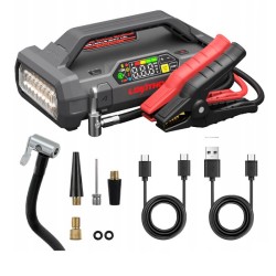 Εκκινητής Μπαταριών Αυτοκινήτου, Powerbank, Κομπρεσσέρ Αέρος 150PSI, Φακός Led 4 Σε1 Lokithor JA302 PRO 12 Volt 3000A Εκκινητής Μπαταριών Αυτοκινήτου, Powerbank, Κομπρεσσέρ Αέρος 150PSI, Φακός Led 4 Σε1 Lokithor JA302 PRO 12 Volt 3000A