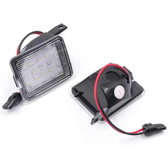 Φως Καθρέπτη Για  Ford Focus 01-18 / Mondeo 07-14 / Kuga 08-12 / Escape 15-16 SMD Led 6000K Λευκά 2 Τεμάχια