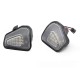 Φως Καθρέπτη Για  VW Scirocco 08-17, Passat B7 10-14, Jetta 11-18, Eos 11-15 SMD Led 6000K Λευκά 2 Τεμάχια