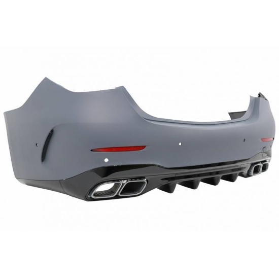 Body Kit Για Mercedes-Benz C-Class W206 21+ Sedan Amg C63 Look Με Μάσκα & Μπούκες