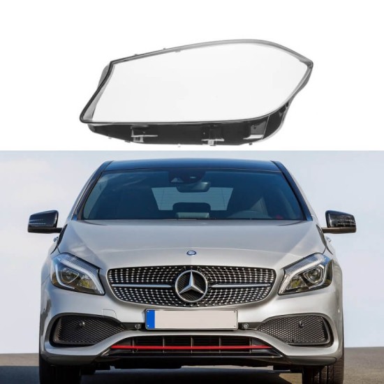 Κρύσταλλο Φαναριού Αριστερό Για Mercedes-Benz A-Class W176 Facelift 15-18 1 Τεμάχιο Κρύσταλλο Φαναριού Αριστερό Για Mercedes-Benz A-Class W176 Facelift 15-18 1 Τεμάχιο