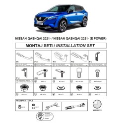 Βάσεις Πλαινών Σκαλοπατιών (Dma) Για Nissan Qashqai 2021- Suv J12