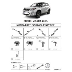 Βάσεις Πλαινών Σκαλοπατιών (Dma) Για Suzuki Vitara 2015- Suv Ly Βάσεις Πλαινών Σκαλοπατιών (Dma) Για Suzuki Vitara 2015- Suv Ly