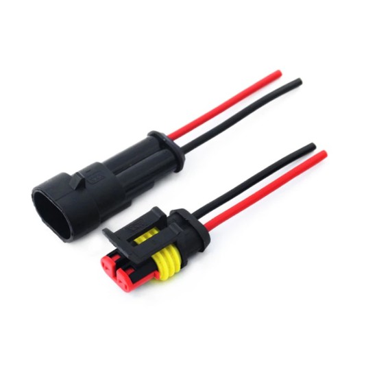 Αδιάβροχος Σύνδεσμος Καλωδίων 2 Pin 1 Ζευγάρι