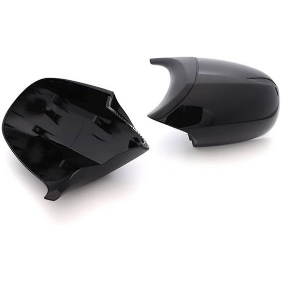 Καπάκια Καθρεφτών Για Bmw 1 E87/E81/E82/E88, 3 E90, E91/ E92, E93 M3/M4 Look Facelift LCI Μοντέλα Μαύρο Γυαλιστερό & Mat 2 Τεμάχια