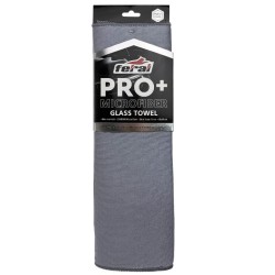 Πετσέτα Ειδική Για Τζάμια Microfiber Feral Pro+ 40x60cm 250gsm Σκούρο Γκρί