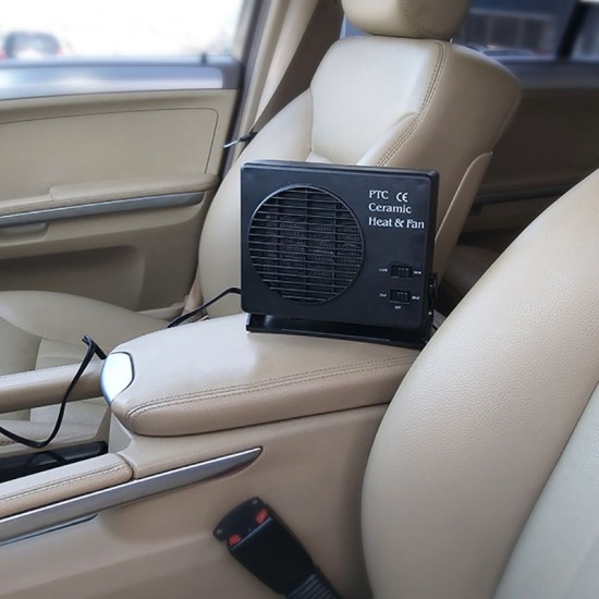 Αερόθερμο Αναπτήρα Αυτοκινήτου Κεραμικό 12 Volt 150-300 Watt Μαύρο