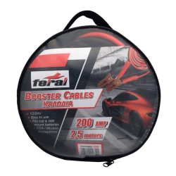 Καλώδια Εκκίνησης Μπαταρίας Αυτοκινήτου 200Amp 2,5 Μέτρα Καλώδια Εκκίνησης Μπαταρίας Αυτοκινήτου 200Amp 2,5 Μέτρα