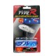 Διακοσμητικός Φωτισμός Led Πλαφονιεράκι 5.5 x 2 cm TR-2250 3 Led Μπλε & 2 Led Κόκκινα 1 Τεμάχιο