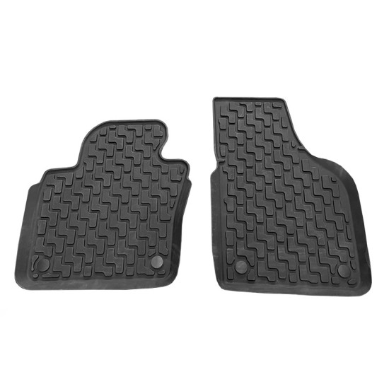 Πατάκια Σκαφάκια 3D Από Λάστιχο Για VW Tiguan 07-15 "Star Diamond" 3 Τεμάχια Μαύρα