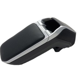 Κεντρική Κονσόλα / Τεμπέλης / Υποβραχιόνιο Αυτοκινήτου Μαύρο-Ασημί Armster 2 Look Universal 22250