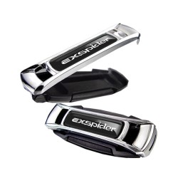 Στοπ Ζώνης Ασφαλείας Μαύρο / Χρώμιο Exspider EX001 Ζευγάρι 2 Τεμάχια Στοπ Ζώνης Ασφαλείας Μαύρο / Χρώμιο Exspider EX001 Ζευγάρι 2 Τεμάχια