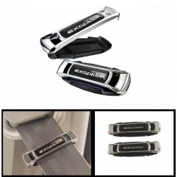 Στοπ Ζώνης Ασφαλείας Μαύρο / Χρώμιο Exspider EX001 Ζευγάρι 2 Τεμάχια Στοπ Ζώνης Ασφαλείας Μαύρο / Χρώμιο Exspider EX001 Ζευγάρι 2 Τεμάχια