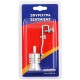 Σφυρίχτρα Εξάτμισης Ασημί 44-55mm 11 x 6cm 11695 1 Τεμάχιο